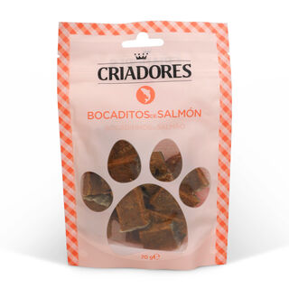 Criadores Snacks de Salmão para cães 